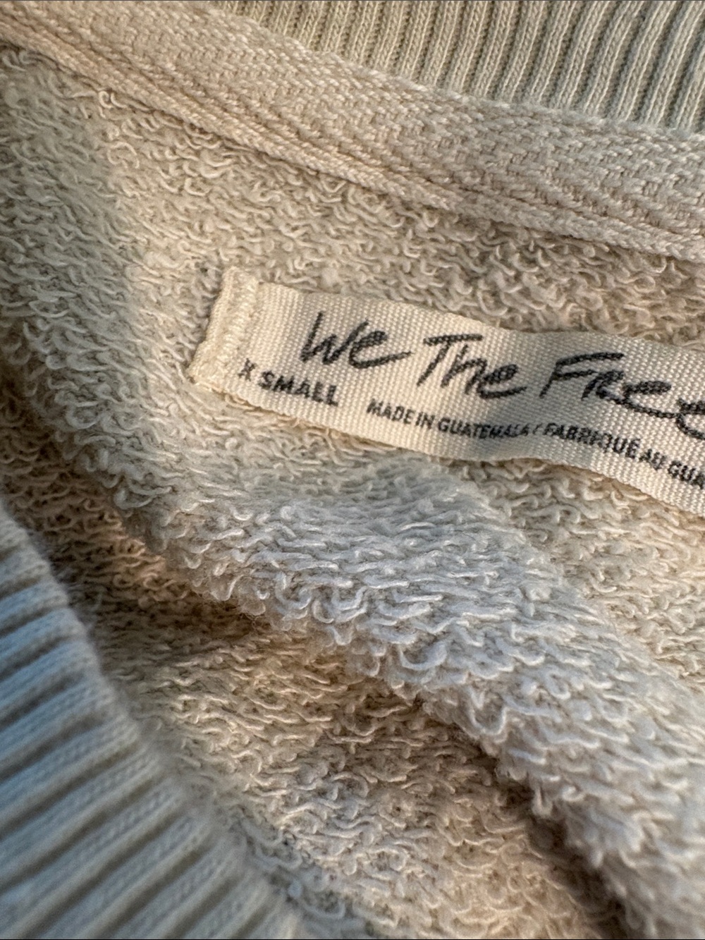 Free People We the Free Graphic Camden oversized relaxed fit Sweatshirt Size XS - Picture 9 of 9